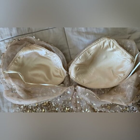 Women champagne Dresses Maxi - Picture 2 of 4